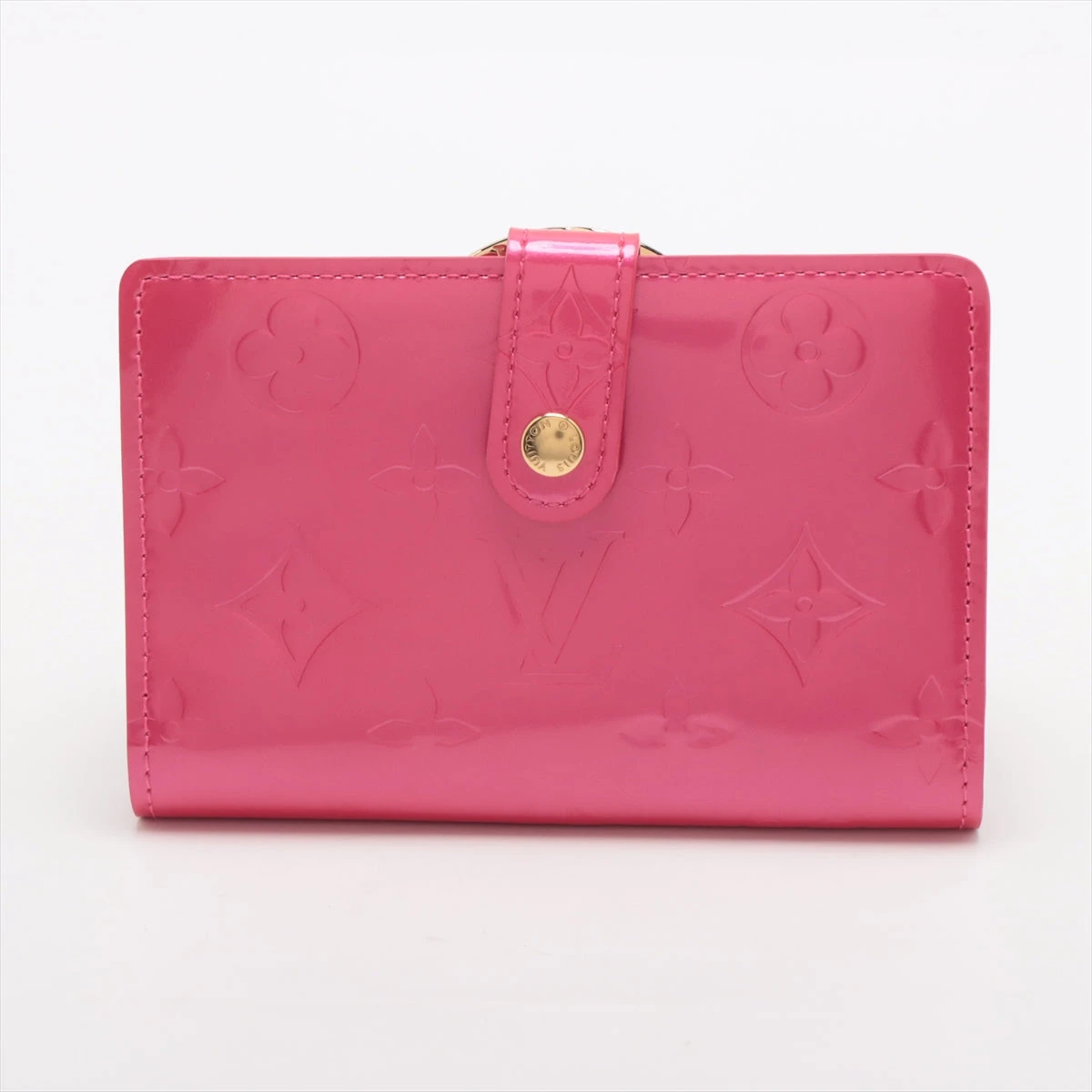 人気✨美品✨ルイヴィトン ヴェルニ ポルトフォイユ ヴィエノワ がま口 ピンク系 ヴィトン ヴェルニ ポルトフォイユ・ヴィエノワ 型番 ピンク