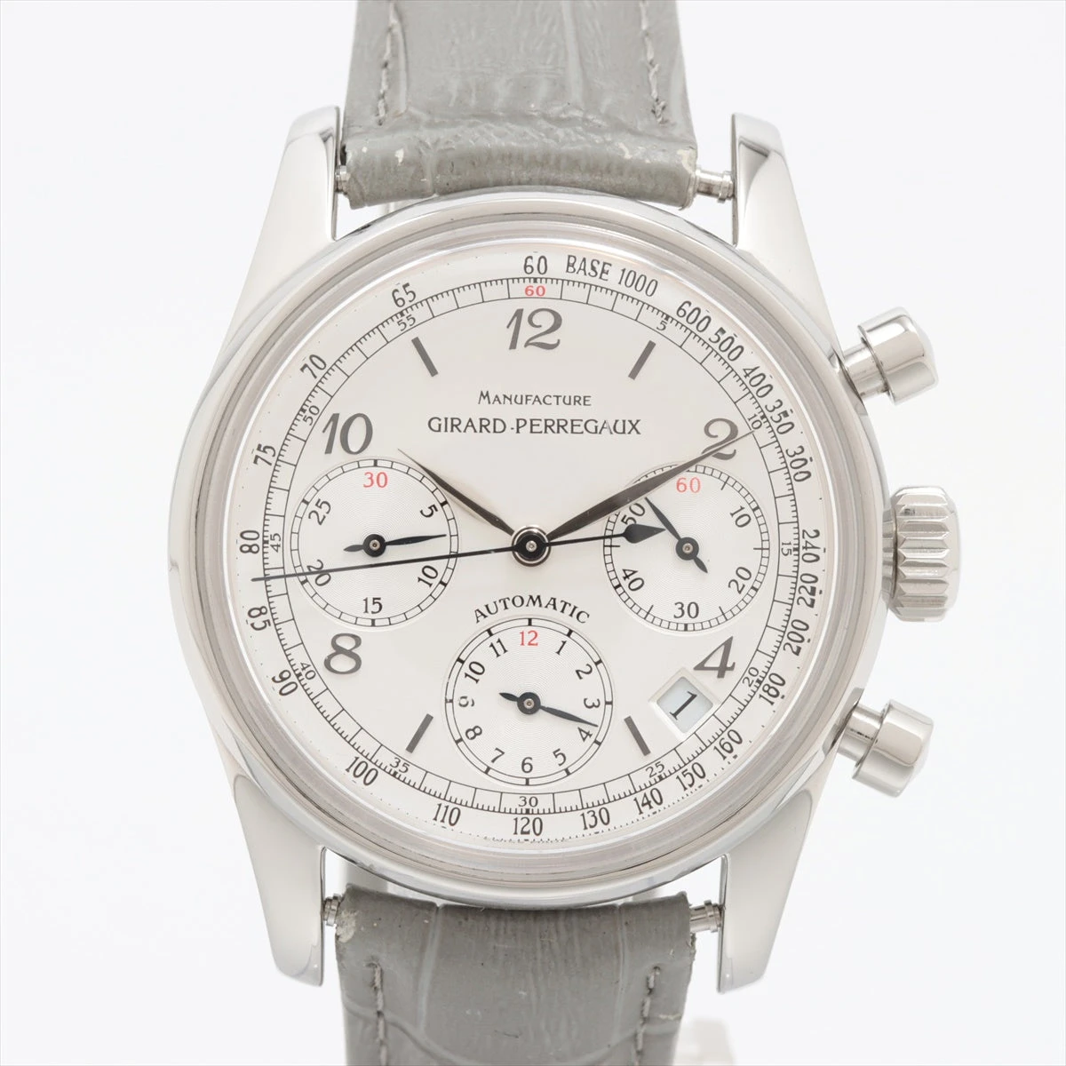 ジラールペルゴ ヴィラ マルガリータ クロノグラフ 4945 SS×社外