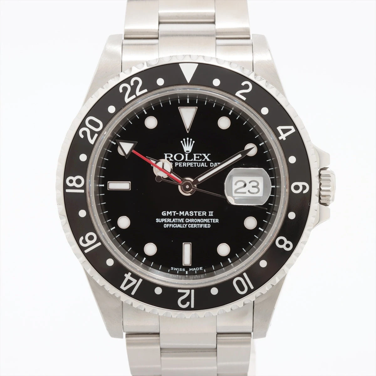 ロレックス GMTマスター Ⅱ 16710 SS AT 黒文字盤 あまりごま2