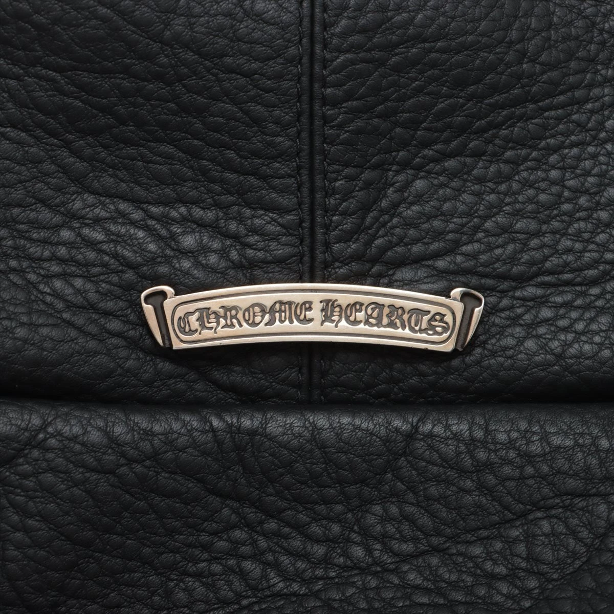 クロムハーツ スナットパック ショルダーバッグ レザー×925 ブラック