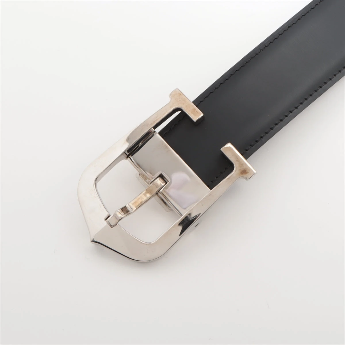 カルティエ アロンジェ ベルト 表記無 GP×革 ブラック×ブラウン