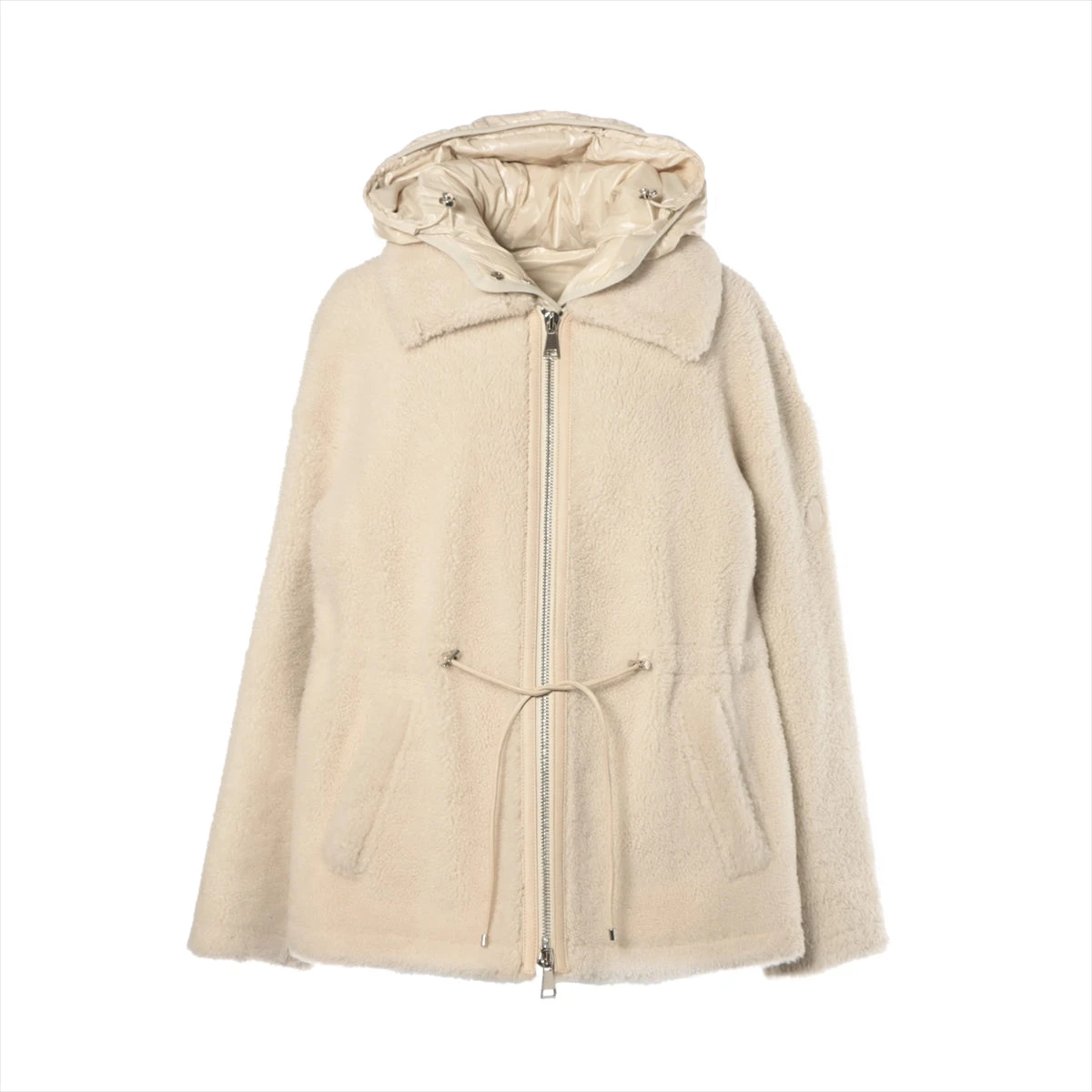 MONCLER アイボリー　ダウンジャケット　Sサイズ ホワイトアイボリー Avoceショートダウンジャケット : ショート