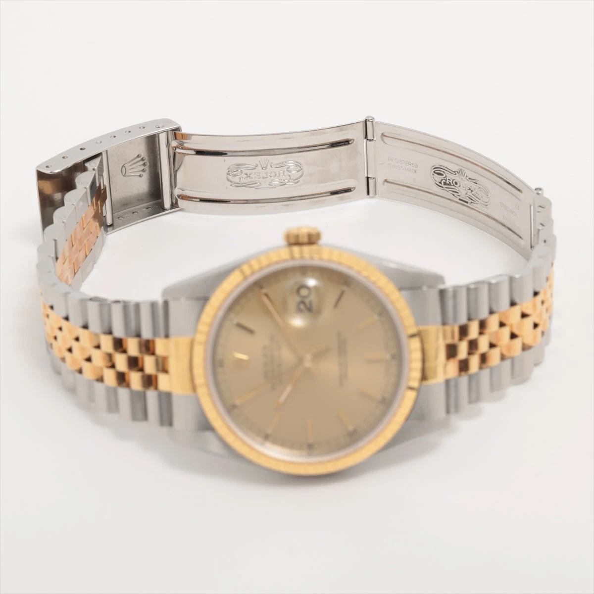 ❗️週末値下げ❗️ロレックス　デイトジャスト　16233用　純正ブレスコマ 16233G シャンパン ROLEX（ロレックス）デイトジャスト 10P