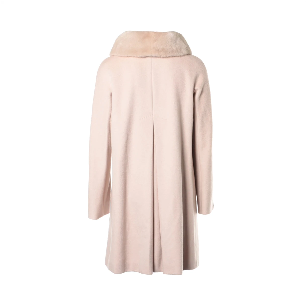 マックスマーラ クチートアマーノ ウール ベルテッド ロングコート ピンク エスマックスマーラ S Max Mara クチートアマーノ ウール ベルト