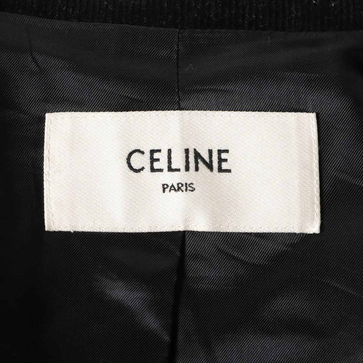 セリーヌ テディ エディ期 コットン×ポリエステル ジャケット 44