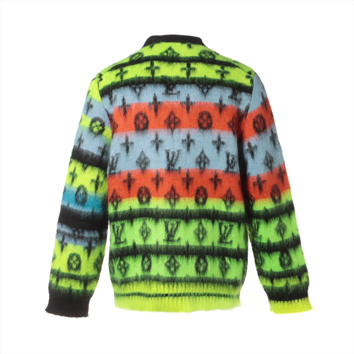 ルイヴィトン 22AW モヘア×ナイロン×ウール カーディガン　新品未使用　希少 ヴィトン 22AW モヘヤ×ナイロン×ウール カーディガン M メンズ