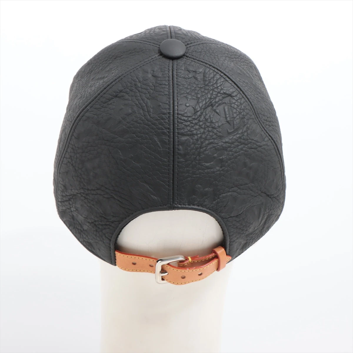 ルイヴィトン MP2605 モノグラム レザーキャップノワール ブラック 58 LOUIS VUITTON ルイヴィトン MP2605 モノグラム キャスケット