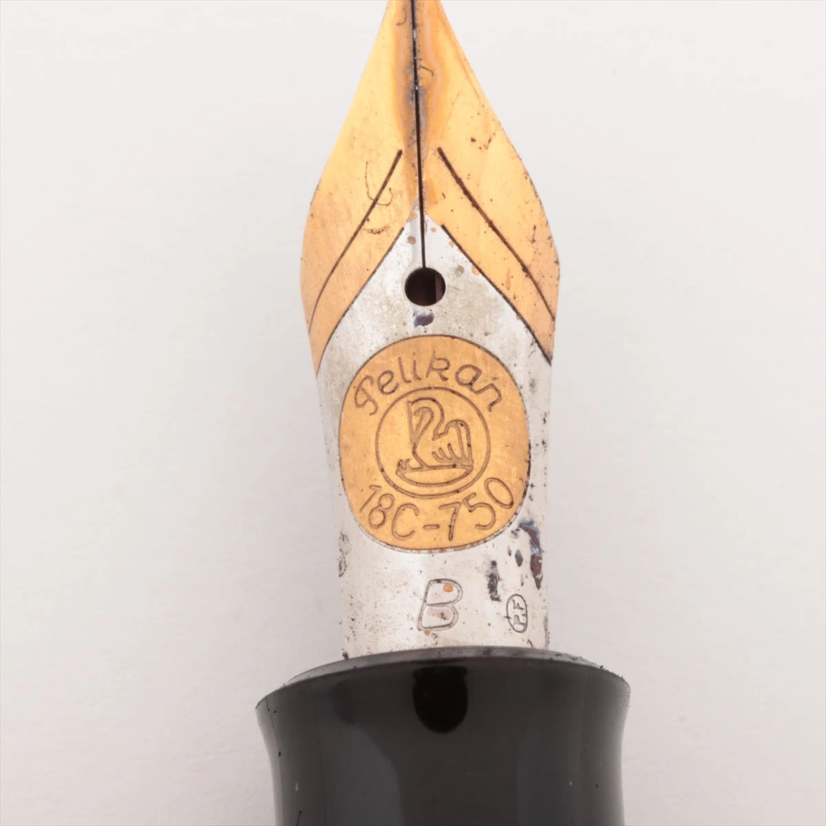 ペリカン トレド 925×レジン 18C-750 M 万年筆 美品 Pelikan（筆記具