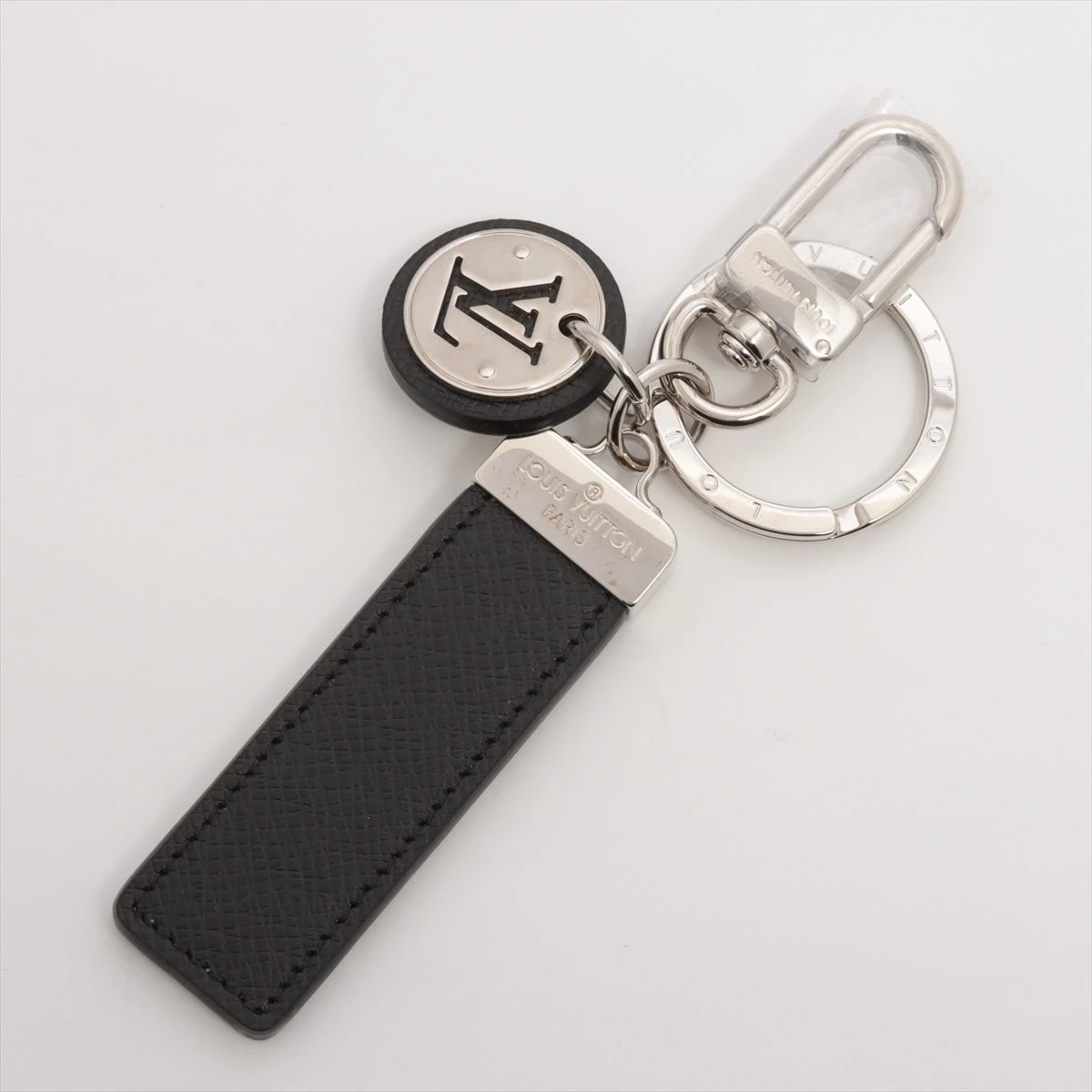 Louis Vuitton ブラックレザー キーホルダー M67242 ヴィトン M67242 ポルトクレ ネオLVクラブ DI0129 チャーム GP