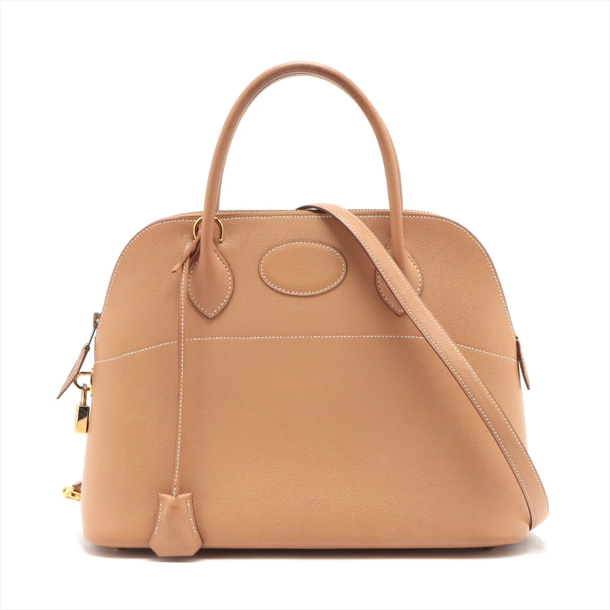 エルメス ボリード31 クシュベル ナチュラル ゴールド金具 ○Y