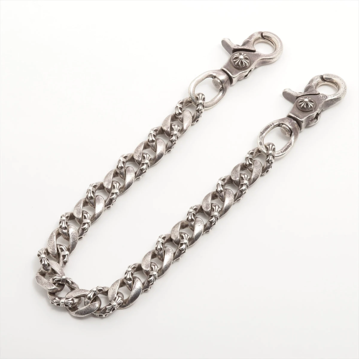 やゆよクロムハーツ　ファンシーリンク　ウォレットチェーン2クリップショート クロムハーツ（Chrome Hearts）ウォレットチェーン ショート