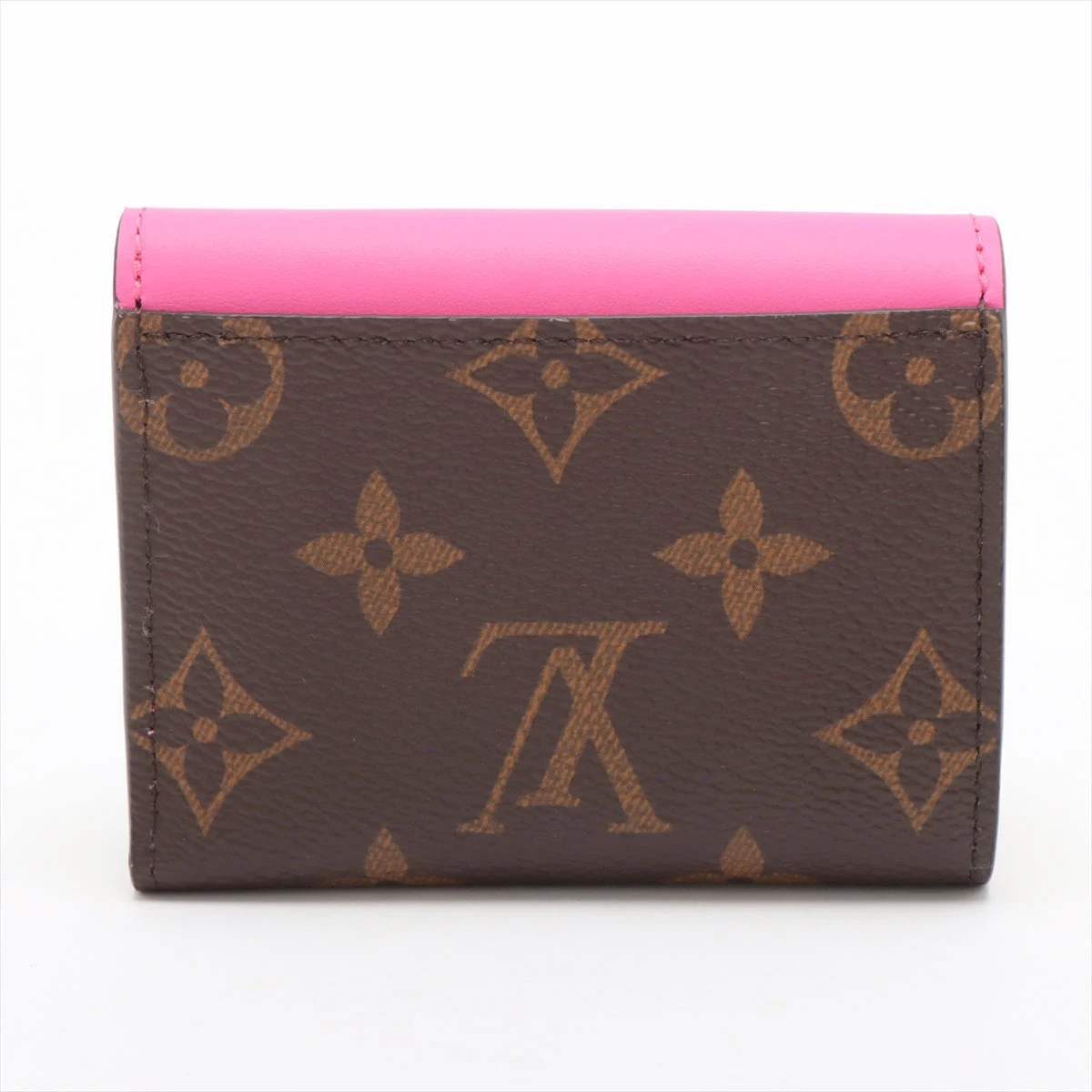 ヴィトン モノグラム ポルトフォイユゾエ 型番 ピンク コンパクト