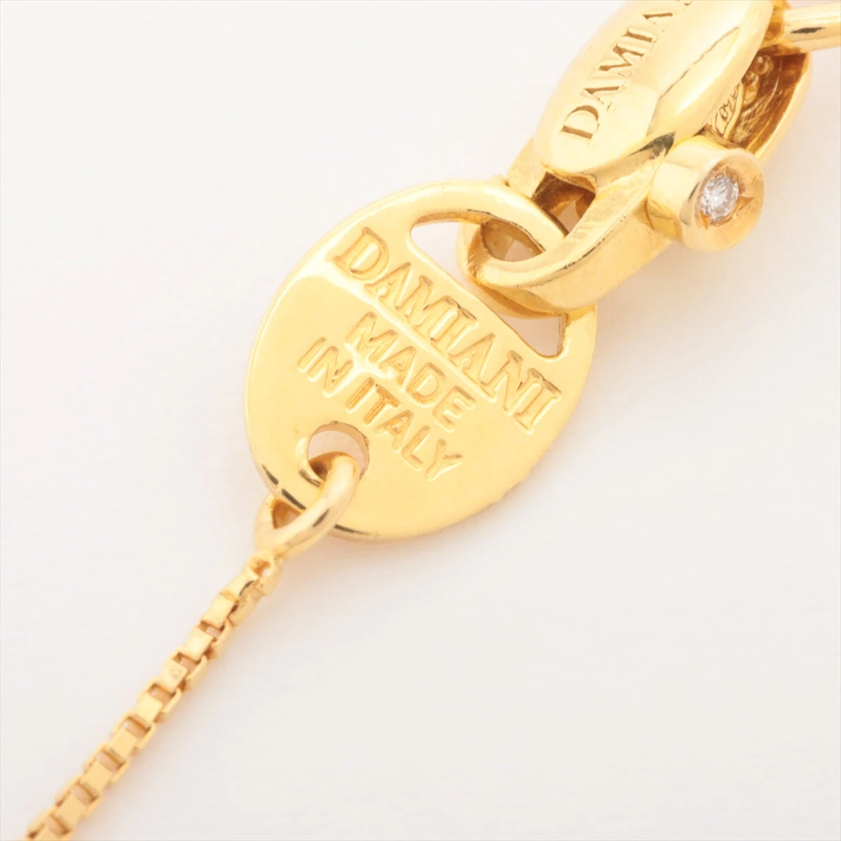 ダミアーニ ベルエポック クロス ダイヤ ネックレス 750(YG) 8.3g 留め