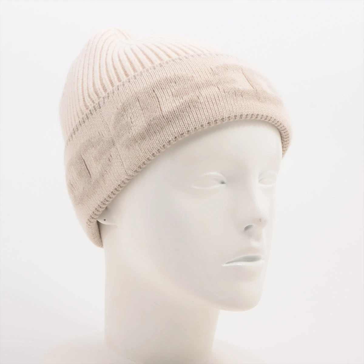 【新品未使用】HERMES エルメス シェーヌダンクル ニット帽 カシミヤ HERMES - 極美品▽HERMES エルメス シェーヌダンクル カシミヤ99