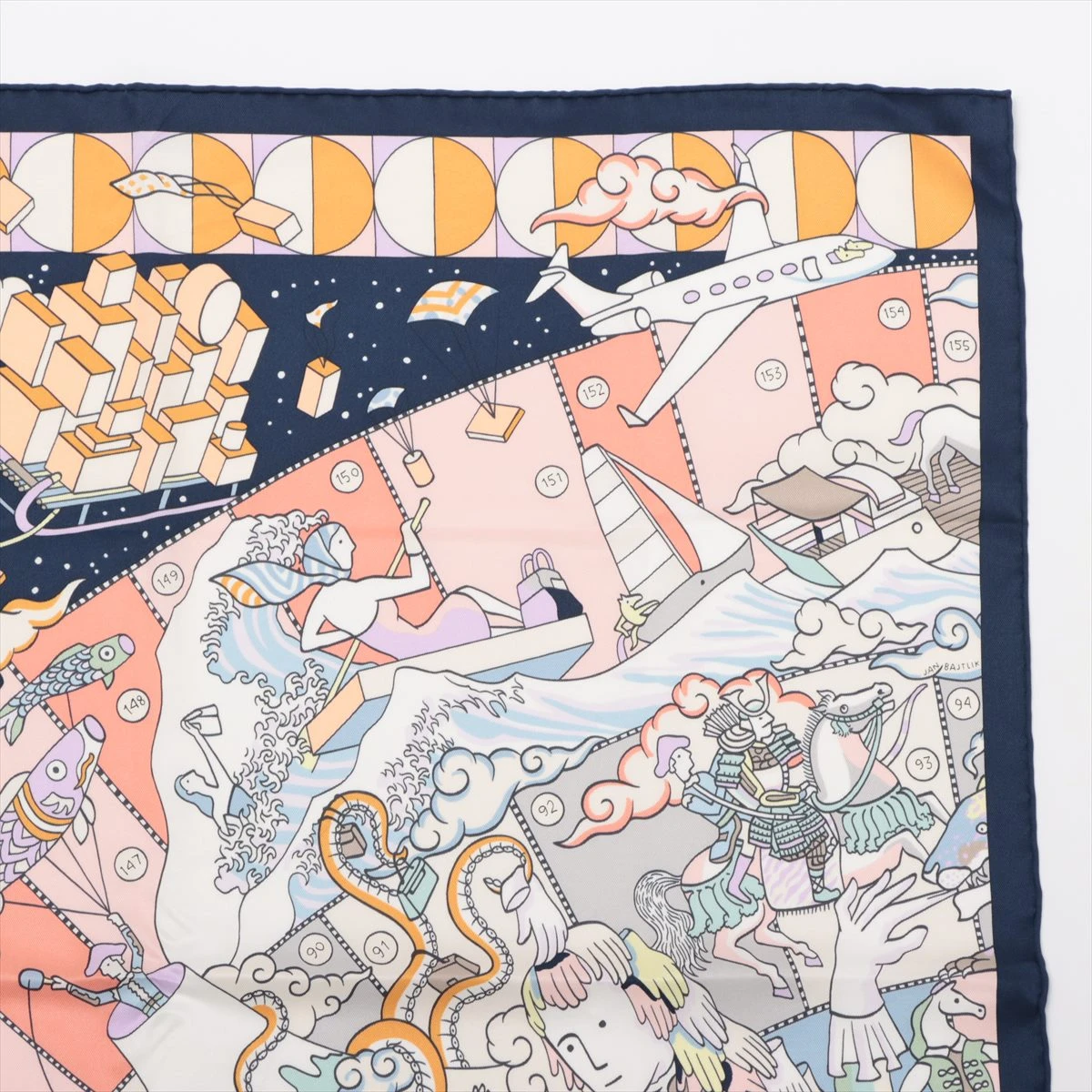 エルメス カレ70 L'Epopee d'Hermes エルメスの叙事詩 スカーフ シルク