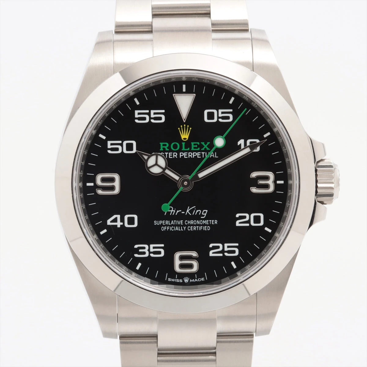 ロレックス エアキング 126900 SS AT 黒文字盤