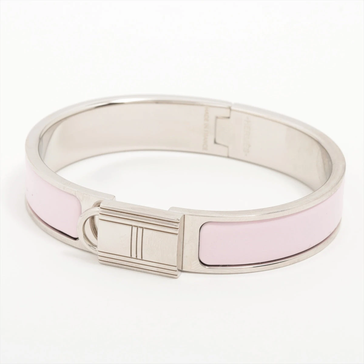 HERMES ピンク メタルブレスレット