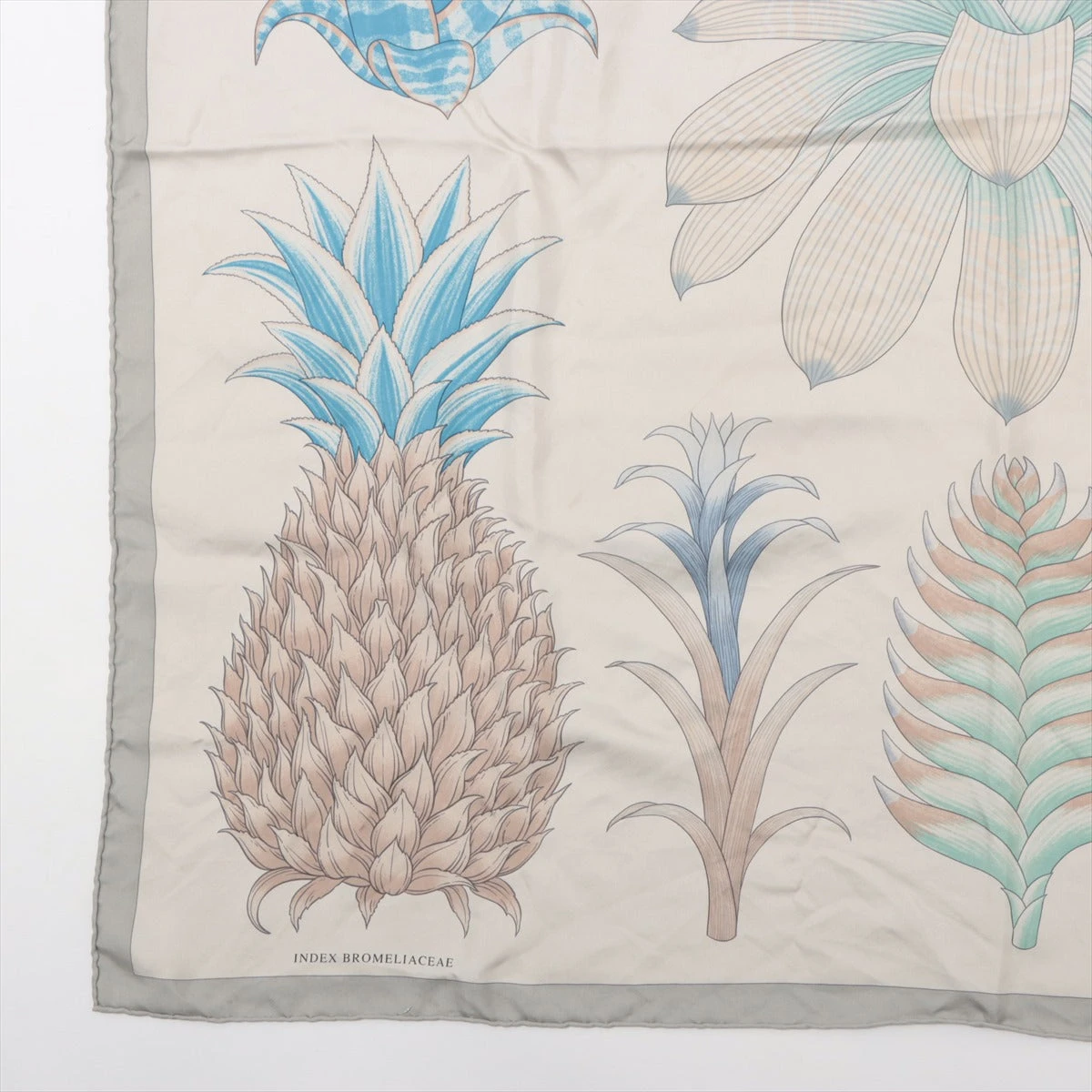 エルメス カレ90 INDEX BROMELIACEAE ブロメリアの目録 スカーフ
