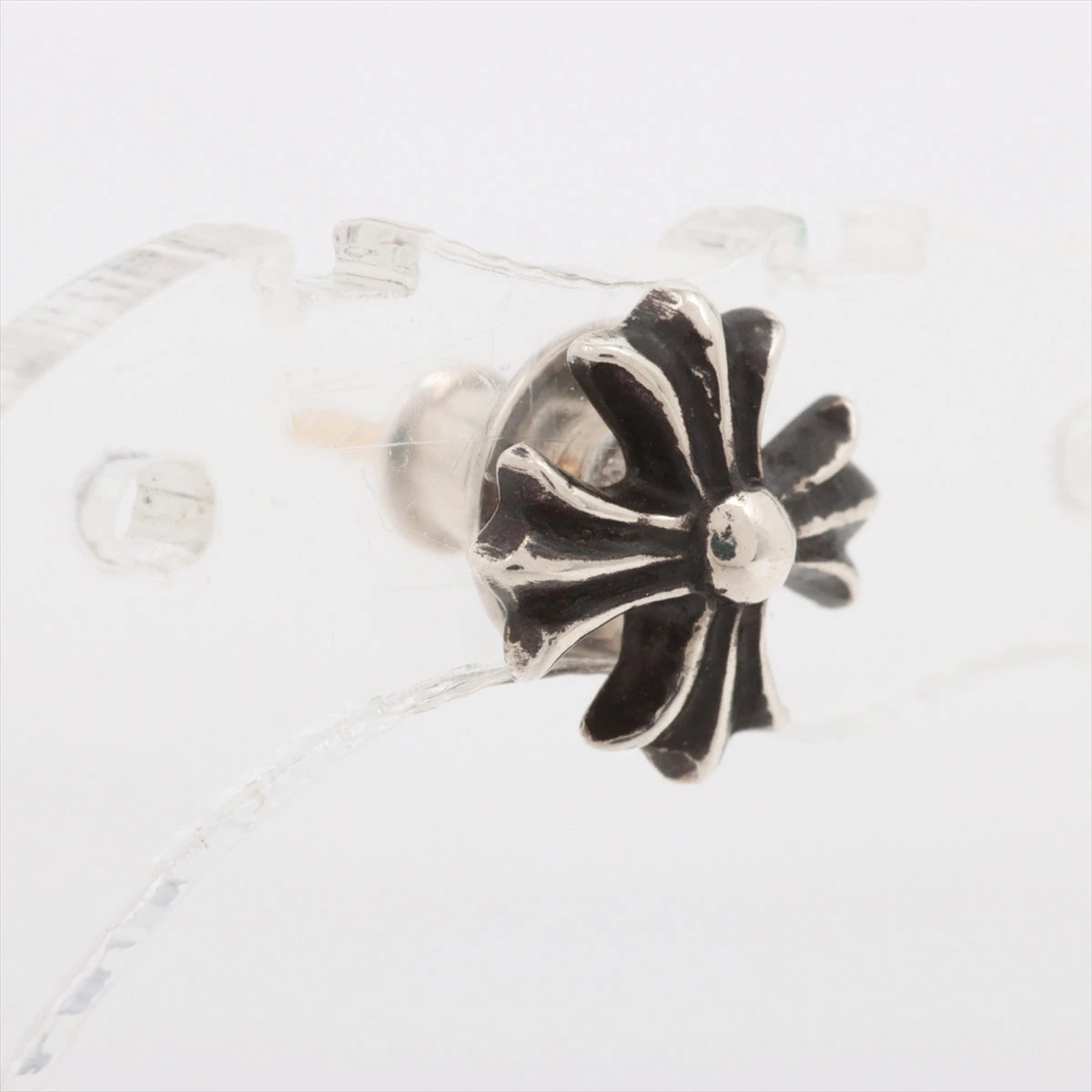 クロムハーツ スタッド CHプラス ピアス(片耳用) 925×14K 0.7g #2