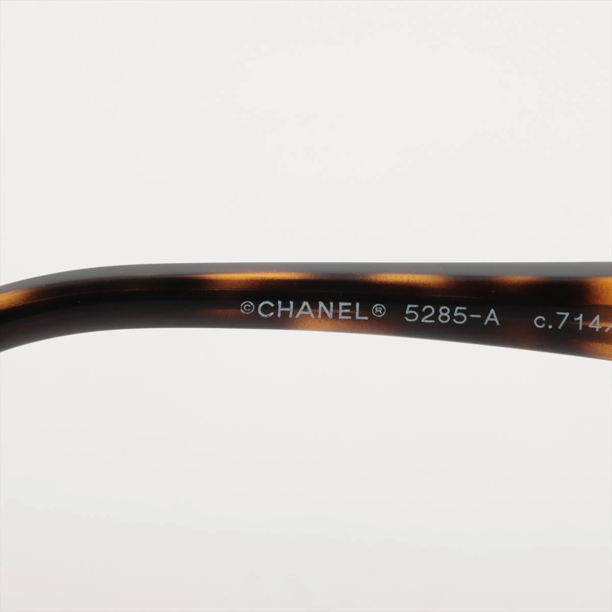 【超美品】シャネル サングラス オーバル ココマーク 5285-A 付属品完備 シャネル 5285-A ココマーク サングラス GP×プラスチック