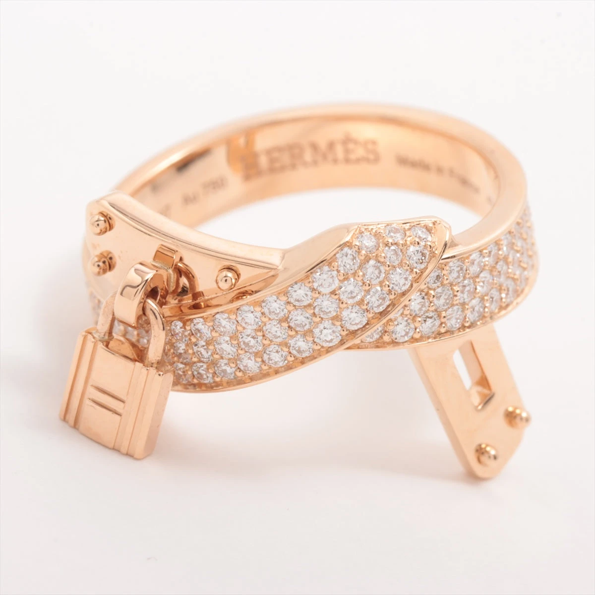 950955 HERMES エルメス ケリー ガブローシュリング ローズゴールド 950955 HERMES エルメス ケリー ガブローシュリング ローズゴールド