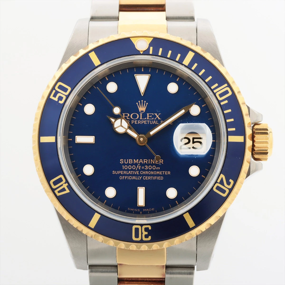 ロレックス サブマリーナ 16613 SS×YG AT 青文字盤 あまりごま2