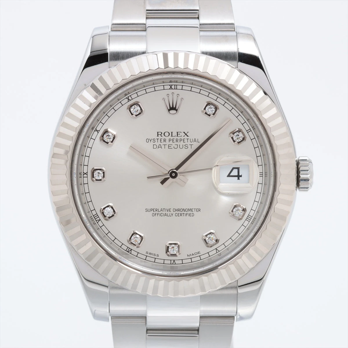 ロレックス デイトジャストII 116334G SS×WG AT シルバー文字盤 ロレックス デイトジャスト 116334G 買取価格相場 | なんぼや