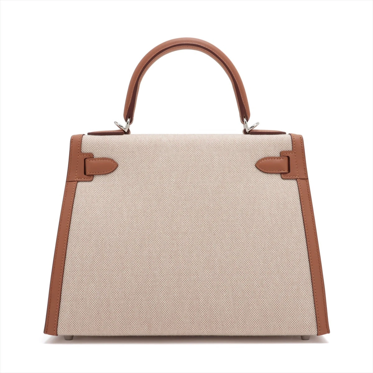 エルメス ケリー28 トワルアッシュ ゴールド シルバー金具 B