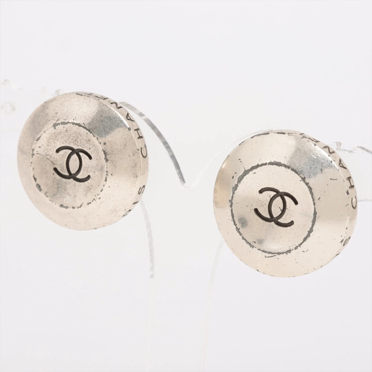 シャネル ココマーク 99P イヤリング(両耳用) メタル シルバー  