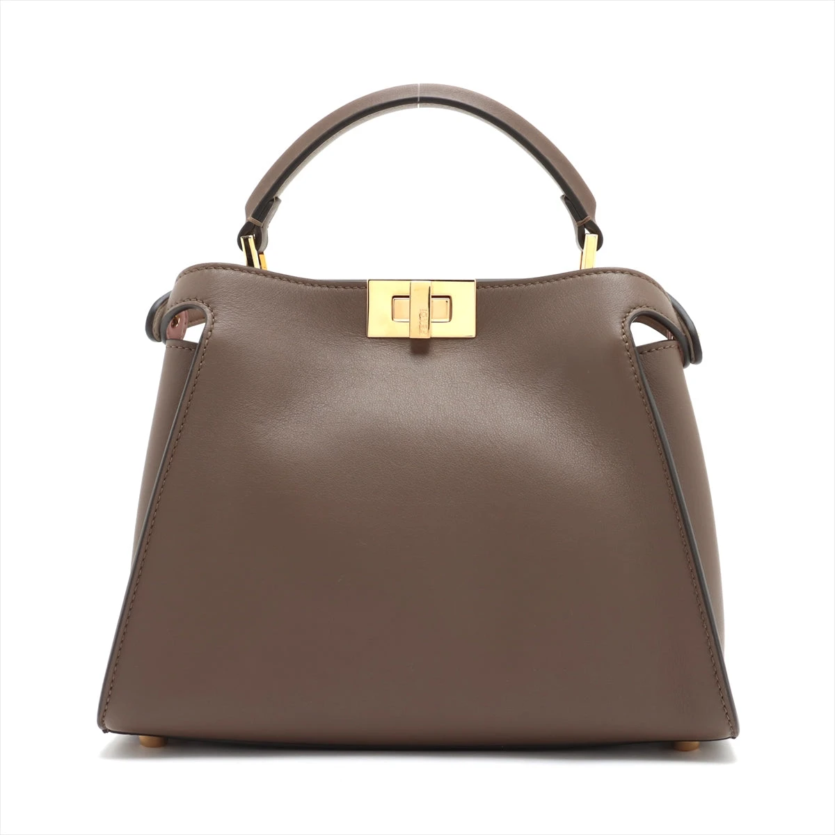 FENDI ピーカーブーエッセンシャリー　【ベージュレザーハンドバッグ】 FENDI ピーカーブーエッセンシャリー 【ベージュレザー