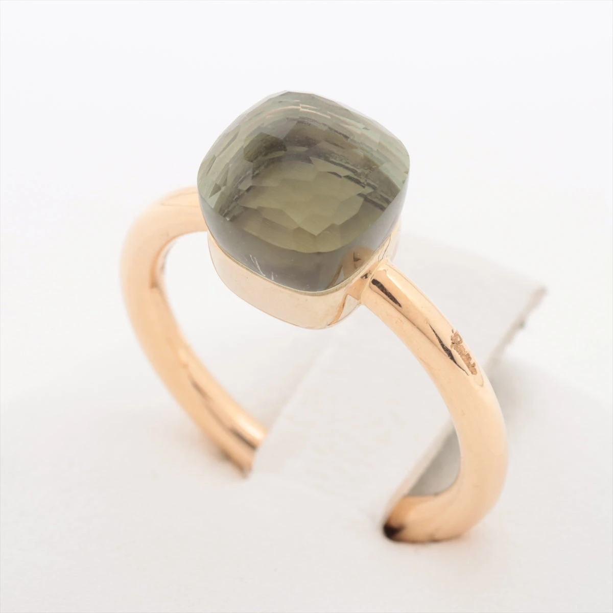 ポメラート ヌード プチ プラシオライト リング 750(PG×WG) 4.5g