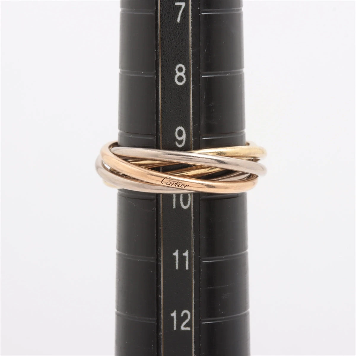カルティエ トリニティ 5連 リング 750(YG×PG×WG) 5.8g 50 A2518790