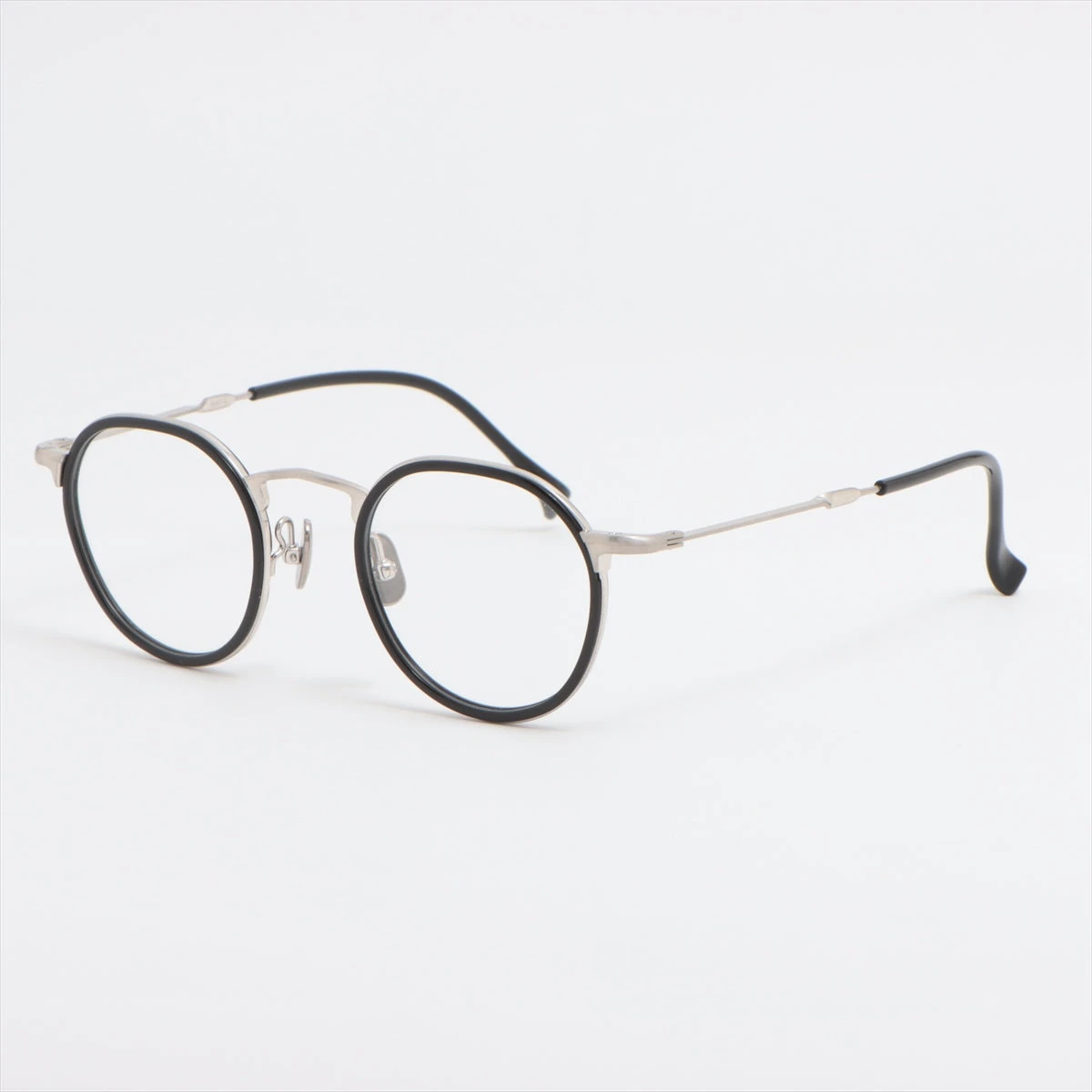 金子眼鏡 メガネ プラスチック×メタル ブラック×シルバー