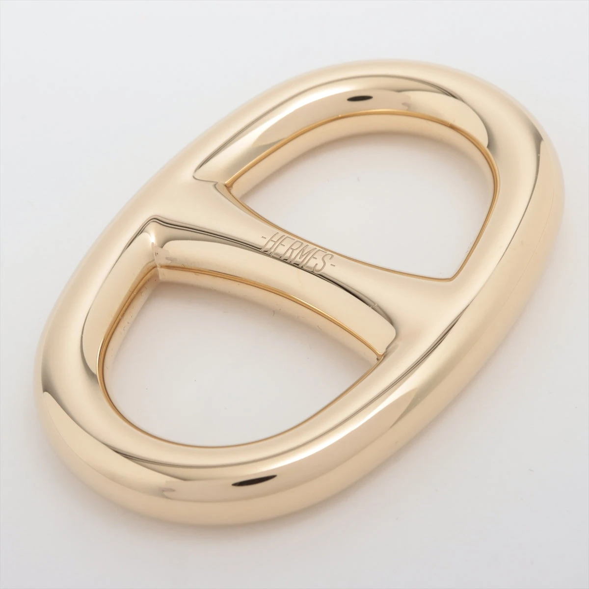 エルメス シェーヌダンクル スカーフリング GP シャンパンゴールド