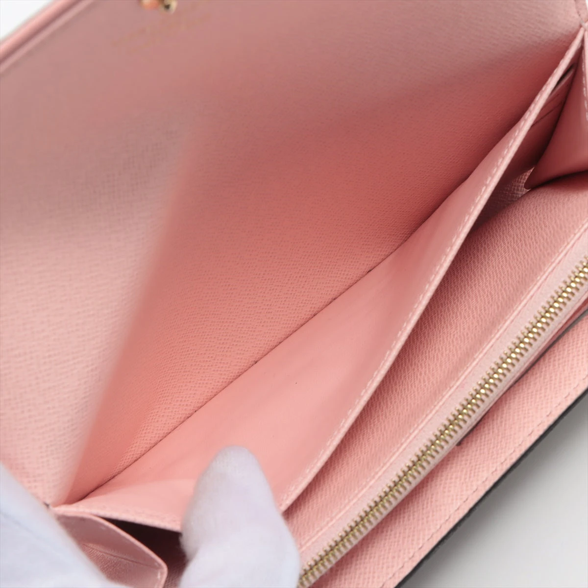 ヴィトン モノグラム ポルトフォイユサラ M81477 ブラック×ピンク