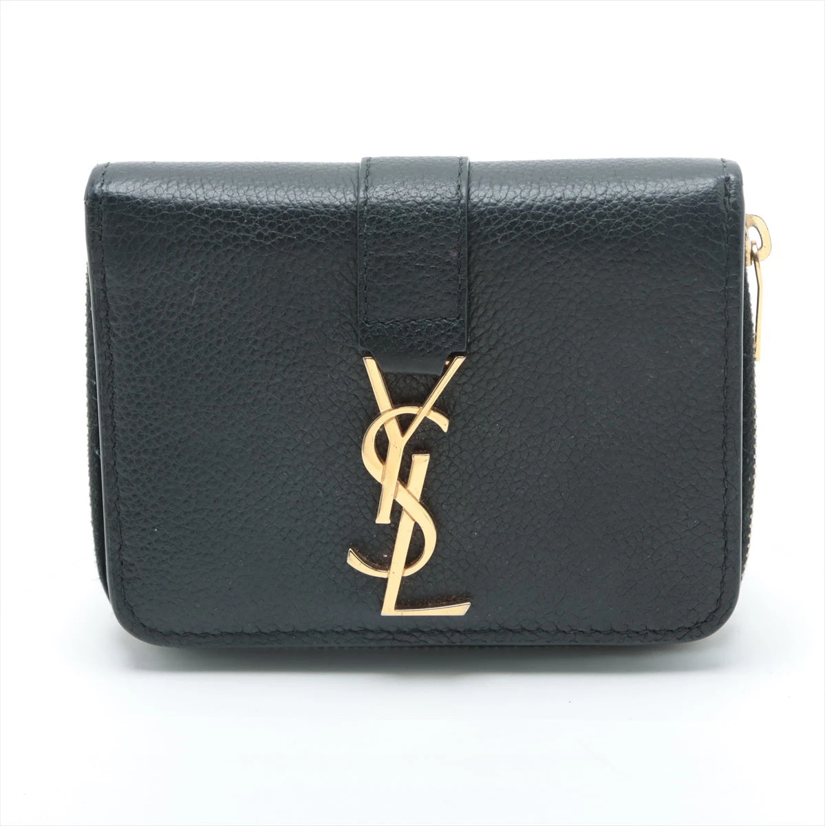 サンローランパリ YSLライン GUE532867 レザー コンパクト