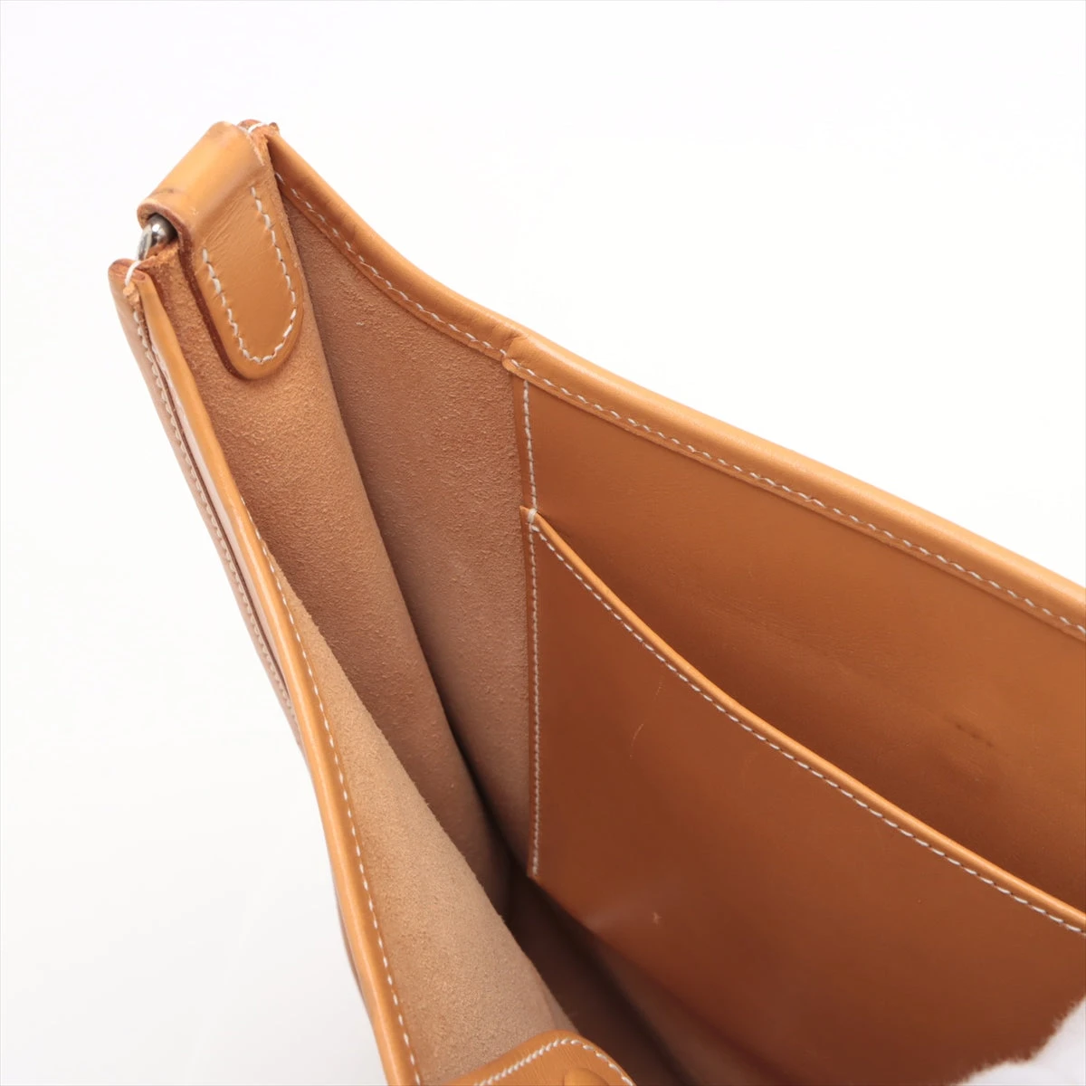 エルメス エブリン1PM ヴァッシュ ナチュラル シルバー金具 □D エルメス エブリン1PM ヴァッシュ ナチュラル シルバー金具 □D