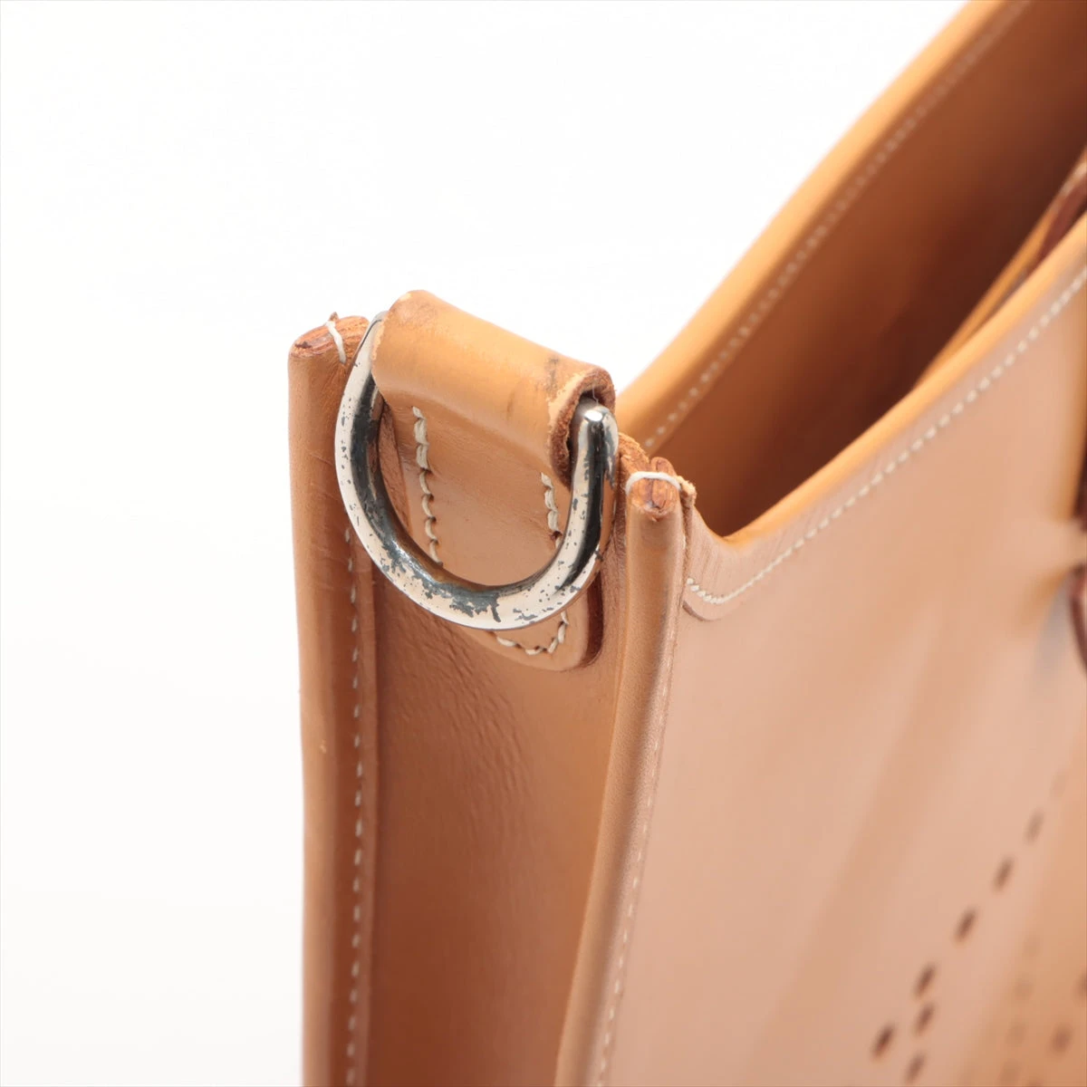 エルメス エブリン1PM ヴァッシュ ナチュラル シルバー金具 □D エルメス エブリン1PM ヴァッシュ ナチュラル シルバー金具 □D