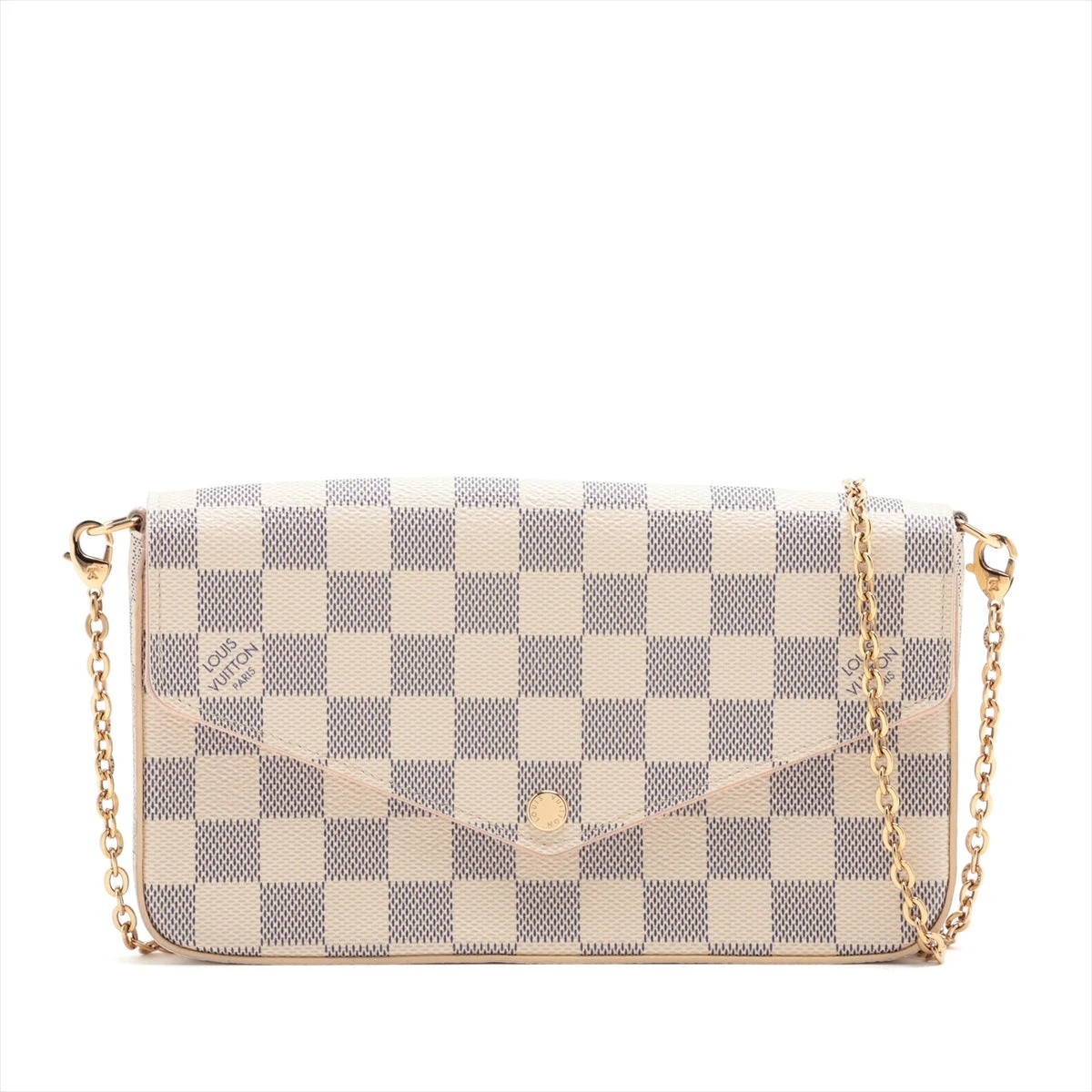 LOUIS VUITTON ショルダーバッグ クラッチ フェリーチェ  アズール ポシェット・フェリシー ダミエ・アズール｜ルイ・ヴィトン 公式サイト