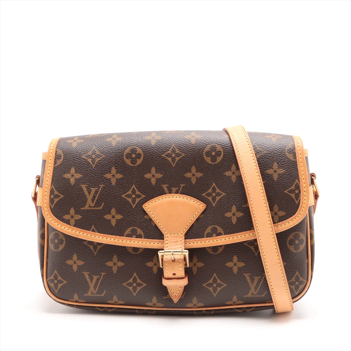 ヴィトン モノグラム ソローニュ M42250 外部ポケット内変色 AP056534  