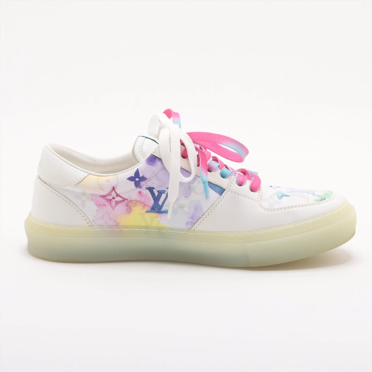 ルイヴィトン♡ロゴスニーカー♡エナメル♡靴♡38 LOUIS VUITTON - ルイヴィトン LV TRAINER スニーカー ロゴ 25.5