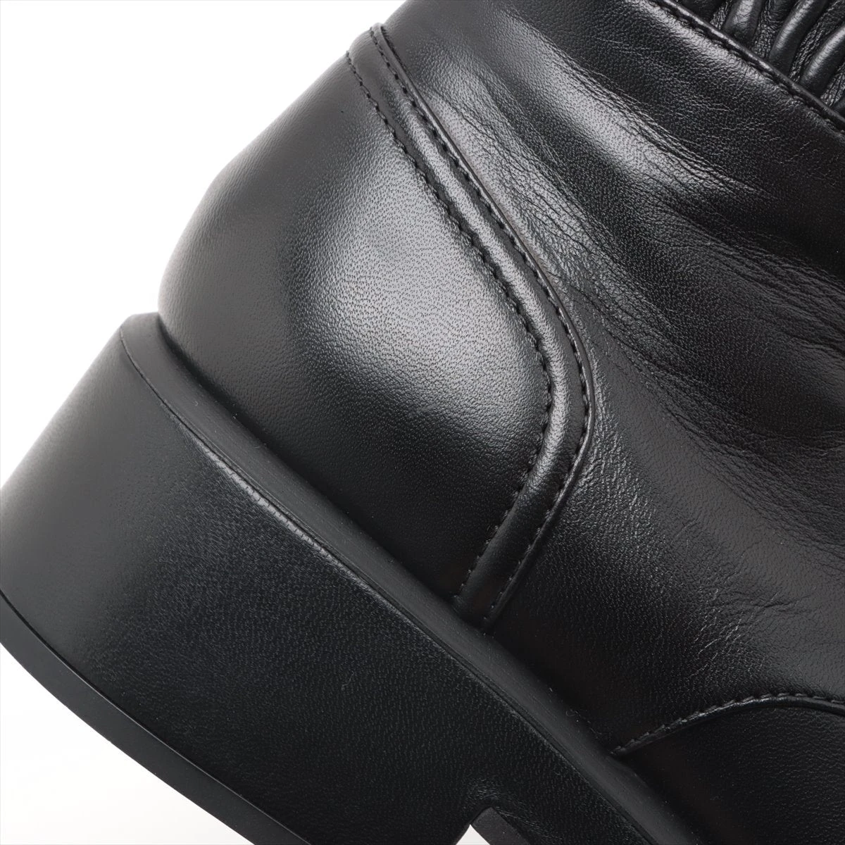 【極美品⭐︎箱付き】シャネル　ココマーク　ジップ　ヒール　レザー　ブーツ　革靴 シャネル ココマーク 21K レザー ブーツ 37 レディース ブラック