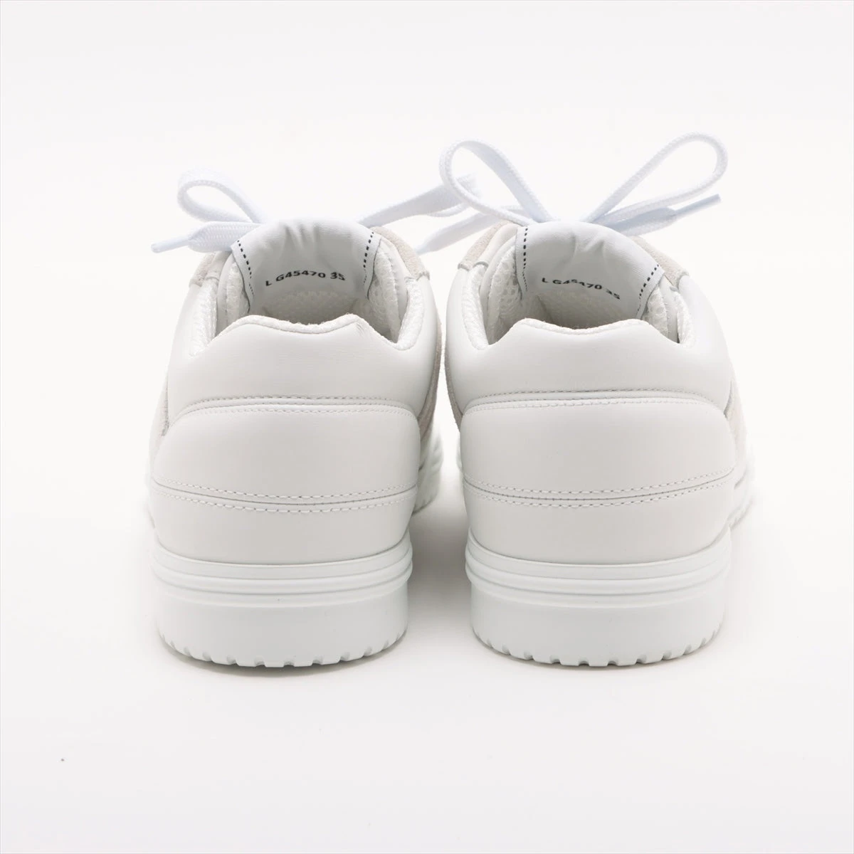 シャネル ココマーク 24C レザー×スエード スニーカー 35