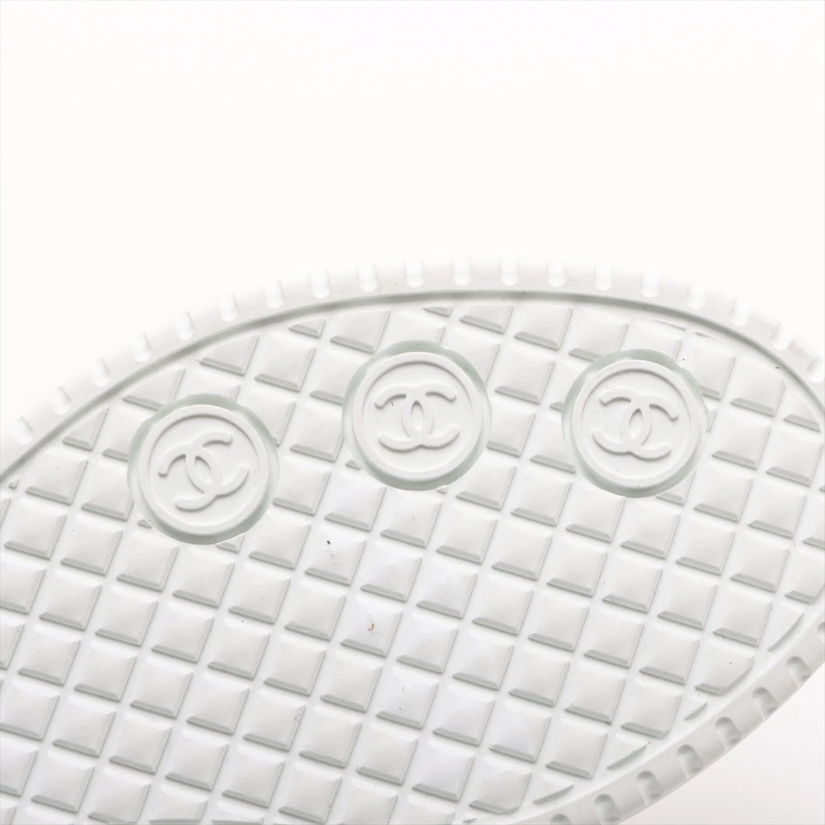 シャネル ココマーク 24C レザー×スエード スニーカー 35