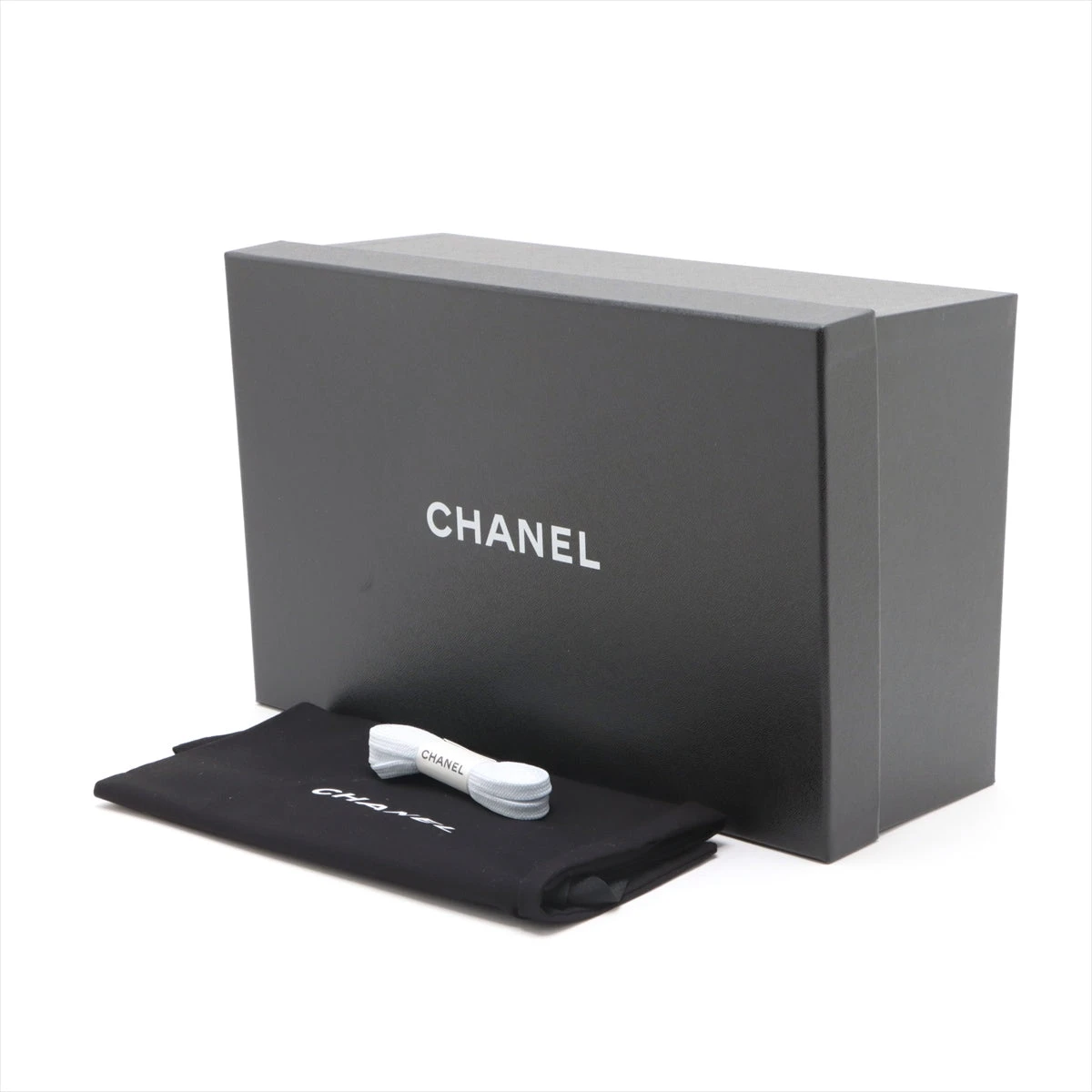 シャネル ココマーク 24C レザー×スエード スニーカー 35