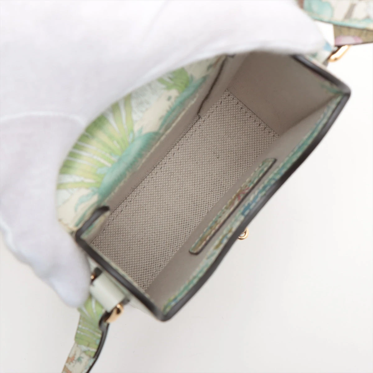 グッチ タイガー ホースビット 1955 レザー ショルダーバッグ マルチ