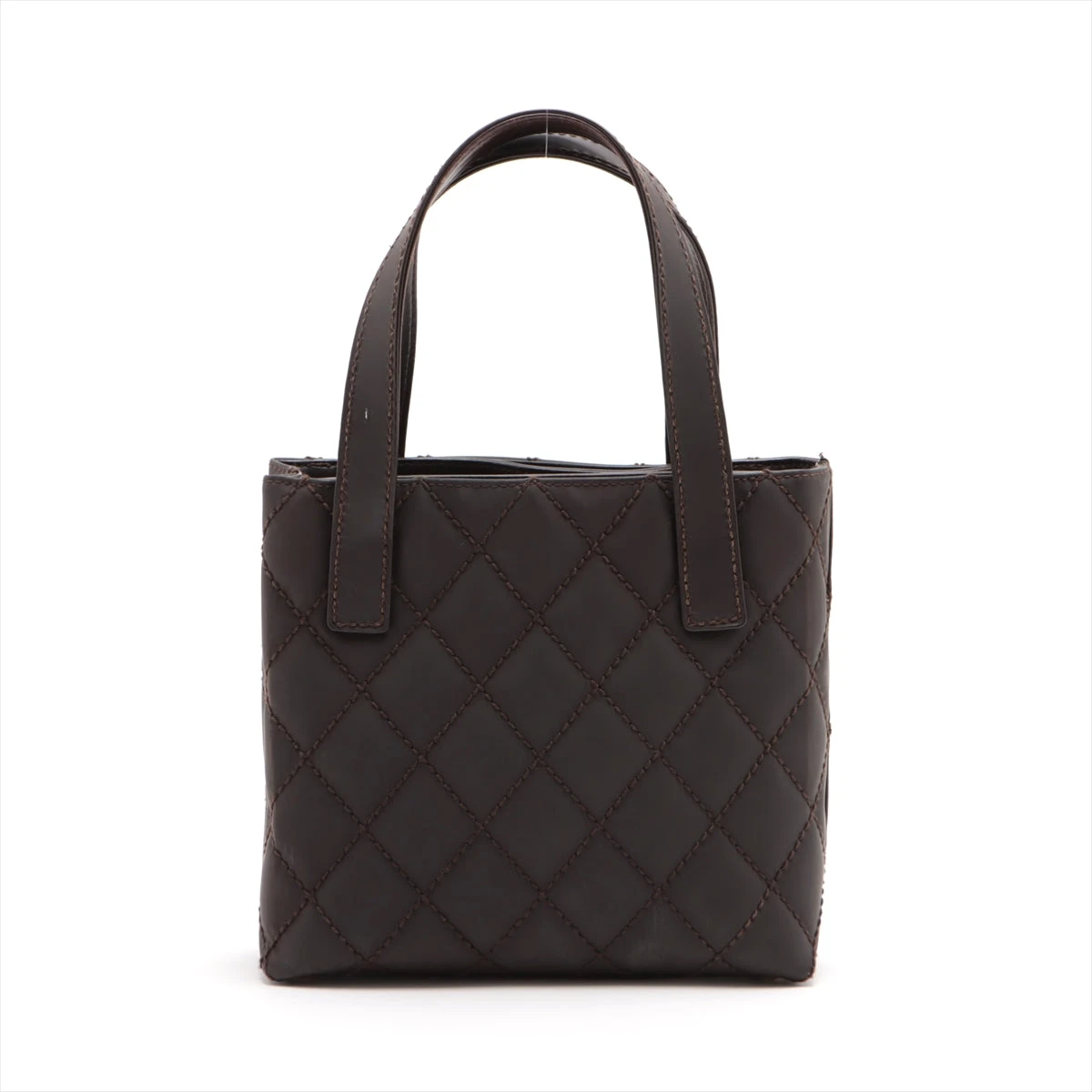 シャネル トートバッグ ワイルドステッチ ブラウン レザー ハンドバッグ 楽天市場】【バッグ】CHANEL シャネル ワイルドステッチ