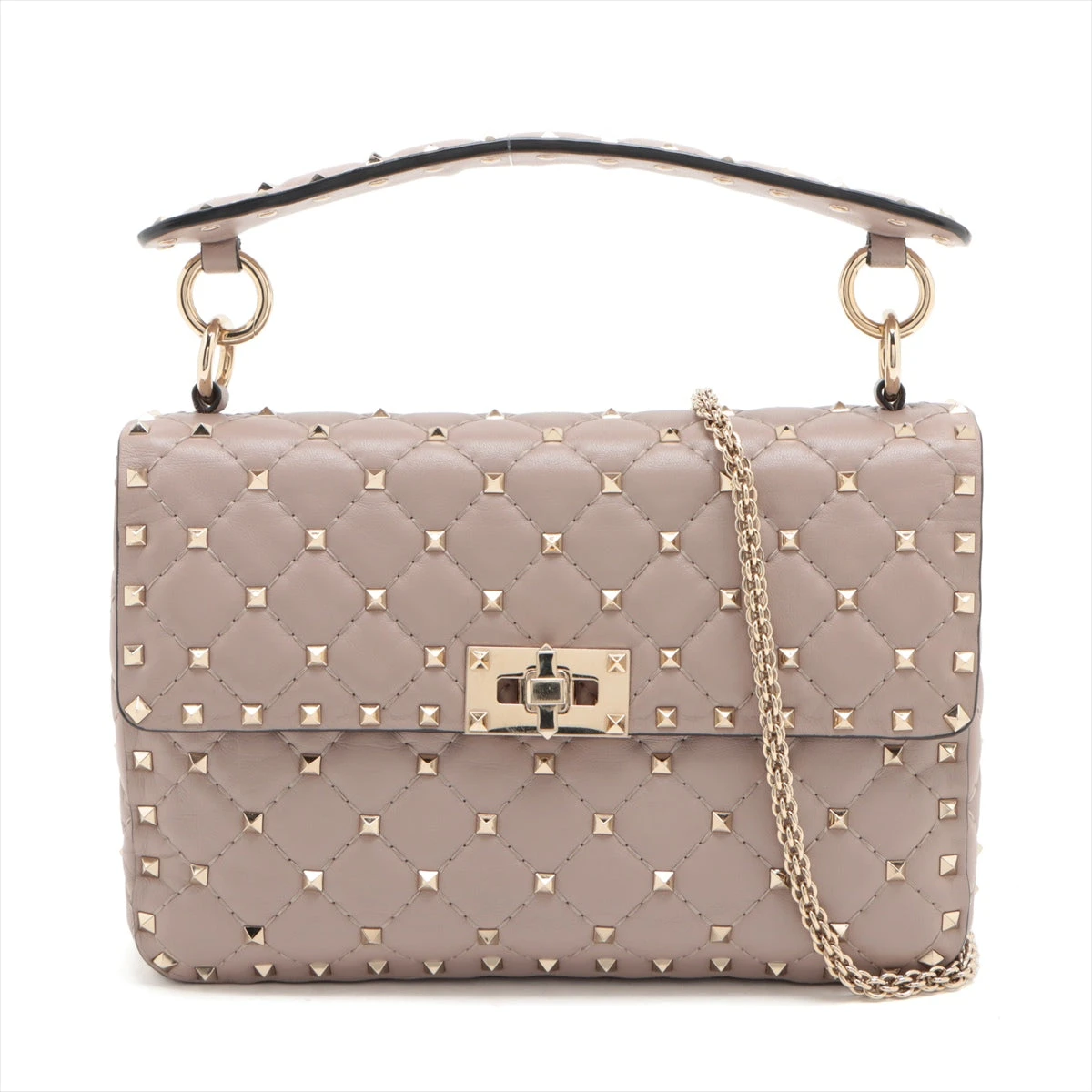 ヴァレンティノガラヴァーニ ロックスタッズ ショルダーバッグ 2way レザー