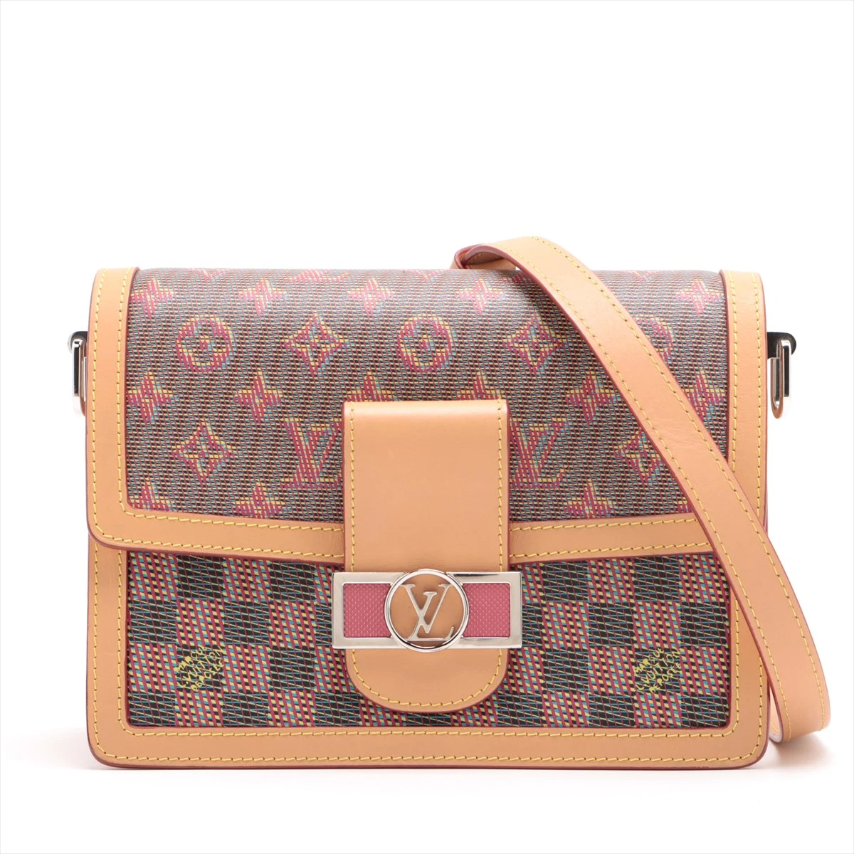 ルイヴィトン  M55452 ドーフィーヌMM モノグラム LVポップショルダーバッグ レディース MM LOUIS VUITTON - ルイヴィトン M55452 ドーフィーヌMM モノグラム LV