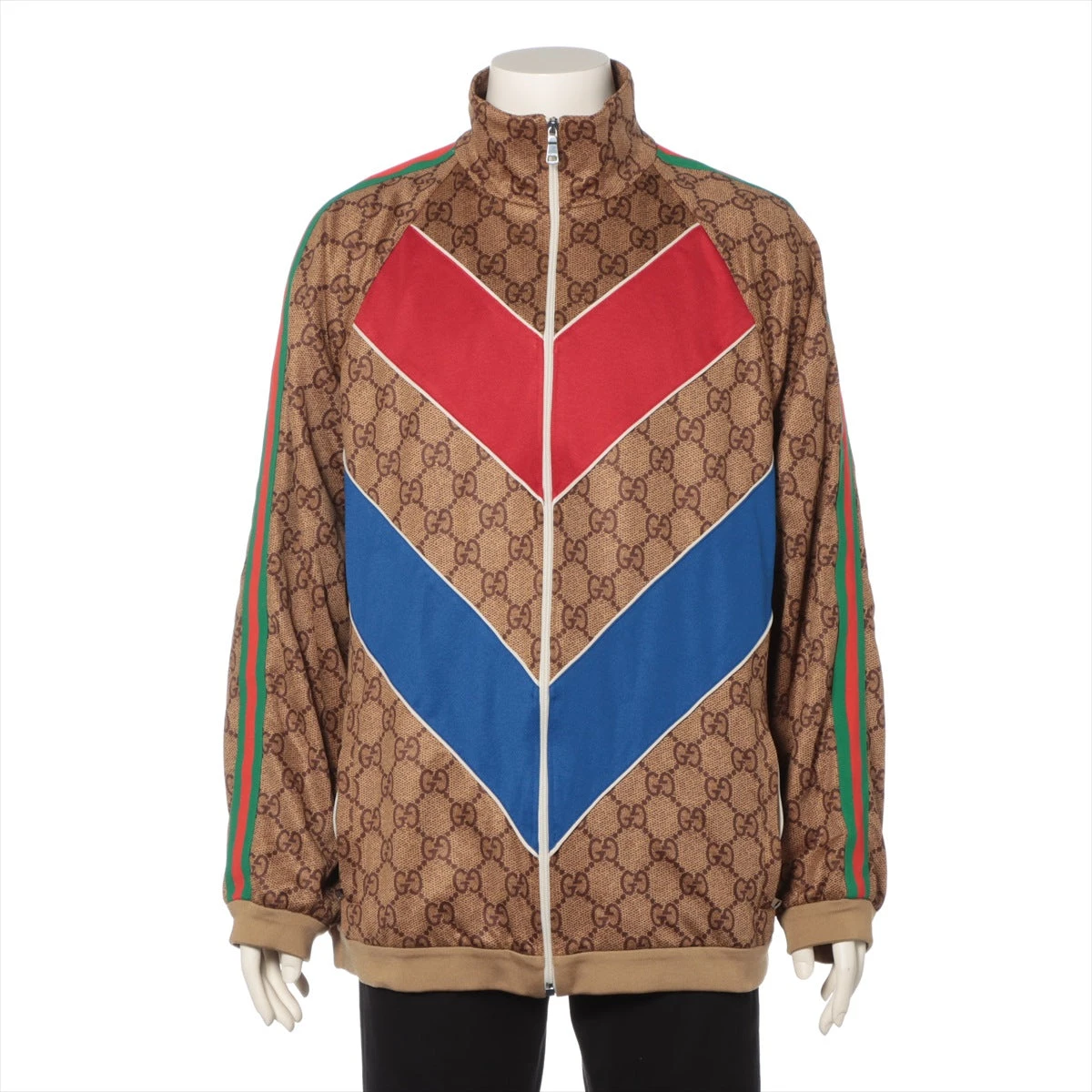 18AW】GUCCI GGジャガードコットンジャージサイズM